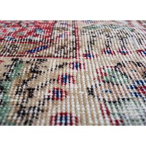 Alfombra de Lana Anudada a Mano Vintage Pae-2417, Grande, con Diseño Floral Rojo y Naranja, para Sala de Estar, Pasillo, Dormitorio de Adolescentes, Rectangular - Product Image 3