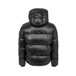 Chaqueta de béisbol para hombre con logotipo personalizado Hip-Hop Flocado Campus Style Street Loose Leather Varsity Bomber para uso diario - Product Image 2