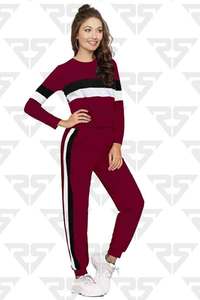 Survêtements d'entraînement unisexes personnalisés de haute qualité avec logo imprimé survêtements décontractés bandes latérales personnalisation en gros femmes - Product Image 5