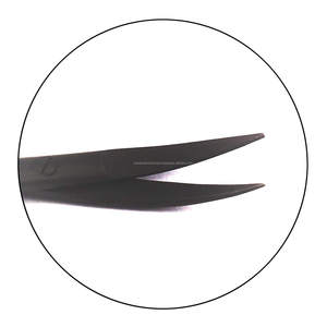 Customized Stainless Steel Manual Eyelash <b>Extension</b> Micro Spring Scissors Professional Beauty Grooming Tool - Product Image 2