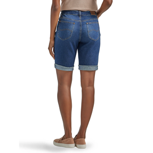 Shorts en jean pour femmes, tendance, best-seller, design personnalisé, lavés, grande taille, coupe régulière, respirant, élasthanne/coton - Product Image 4