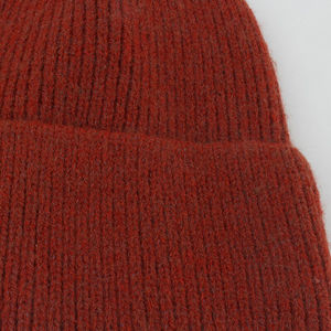 High Quality Popular Wool Winter Jacquard Knitted Beanie Caps Custom Size Warm Fashionable Fisherman Beanie For Men - Product Image 3