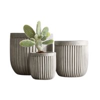 Vietnam Factor Pot de fleur en ciment extérieur grande soucoupe pour plante jardinière en céramique blanche jardin géant secondes terre cuite meilleur prix