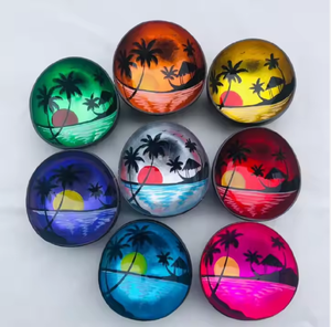 Laca de cáscara de coco, cuenco de coco artesanal para tiendas de recuerdos de VIET FARGIMEX - Product Image 1