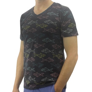Camiseta de Hombre al por Mayor Personalizable, Extra Grande, 100% Algodón, con Logotipo Impreso en Toda la Superficie, Tejido de Punto BD Transpirable - Product Image 3