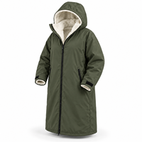 Robe de plage imperméable personnalisée à capuche, poncho de surf pour la natation et le paddleboard, approvisionnement en gros
