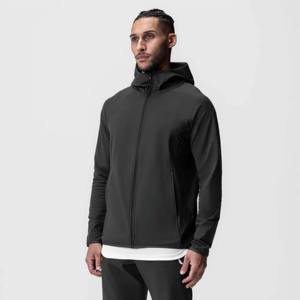 Chaqueta transpirable con cremallera para hombre para correr al aire libre Ropa deportiva Rendimiento Chaqueta atlética ligera - Product Image 1