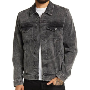 Veste en jean Slim Fit de fabrication professionnelle pour hommes, tenue décontracté, veste d'hiver personnalisée pour l'extérieur et hommes - Product Image 1