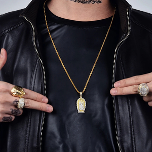 925 Sterling Silver Fine Jewelry 18K Solid Gold Hip Hop Croix Pendentif VVS Moissanite Diamant Glacé Fine Pendentifs Charmes pour Hommes - Product Image 3