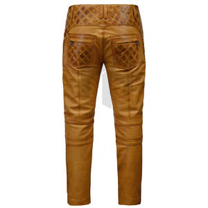 กางเกงหนังผู้ชายคุณภาพสูงขายส่ง รับทำโลโก้ ระบายอากาศได้ดี แห้งเร็ว น้ำหนักเบา ดีไซน์ลำลอง ทรงตรง เป็นมิตรกับสิ่งแวดล้อม - Product Image 3