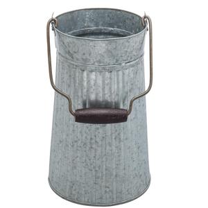 Vase à fleurs de qualité supérieure, nouvelle arrivée, pour la décoration de la maison, à prix abordable, design élégant, pot à fleurs galvanisé avec poignée - Product Image 4