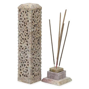 Indian Exporter Top Quality Marble Soapstone <b>Incense</b> Burner Handcrafted Fragrance <b>Stick</b> <b>Holder</b> for Home and Temple Decorations - Product Image 1