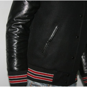 Chaqueta universitaria de ocio para hombre, chaqueta universitaria de moda para hombre, chaqueta de invierno con letras universitarias, abrigo - Product Image 3