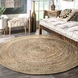 Meilleure vente 100% naturel cercle jonc de mer tapis style moderne hôtel chambre tapis de sol zone tapis en gros du Vietnam - Product Image 6