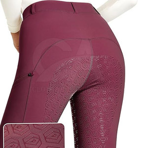 Pantalons d'équitation pour femmes, pantalon de montée flexible à compression, vêtements de sport équestres, jodhpurs et culottes de montée personnalisés - Product Image 4
