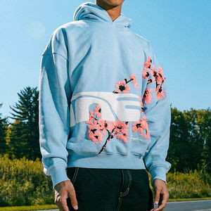 Sudaderas básicas de mezcla de algodón para hombre Sudaderas con capucha de entrenamiento de invierno de peso pesado - Product Image 4