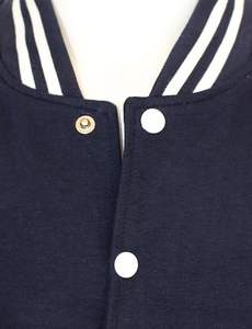 แจ็กเก็ตเบสบอลใช้ได้ทุกเพศเสื้อแจ็คเก็ตผ้าฝ้ายคุณภาพสูงเลตเทอร์แมนผ้าซาตินหนังทอไซส์ใหญ่พิเศษขายส่งจำนวนมาก - Product Image 4