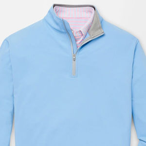 Sweat-shirts en polaire pour hommes à col montant et demi-zip, multicolores, surdimensionnés, en vente en gros, OEM - Product Image 3