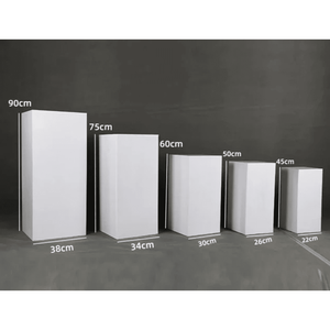 Set de Soportes Cúbicos para Decoración de Fiestas, 5 Piezas, 90cm, 75cm, 60cm, 50cm, 45cm - Product Image 1