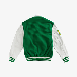 Chaqueta Universitaria Personalizada Estilo Letterman, Chaqueta de Béisbol, Chaqueta de Invierno de Moda Urbana, Tejida en Lana y Piel de Oveja - Product Image 2