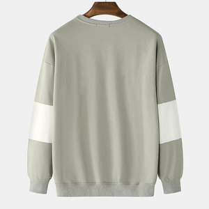Sudadera personalizada con diseño clásico de cuello redondo, acabado suave y corte relajado para uso diario, sudadera para hombre. - Product Image 2