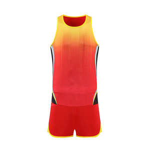 Fabricación en fábrica, cómodo uniforme de atletismo para correr al aire libre, conjuntos de ropa deportiva para gimnasio, uniformes para correr personalizados - Product Image 3