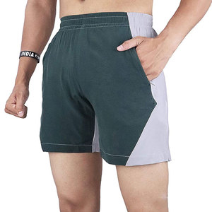 Shorts de course pour hommes sur mesure, nouveau style, de haute qualité, taille élastique, respirant, séchage rapide, extensible, vêtements décontractés pour l'extérieur - Product Image 1