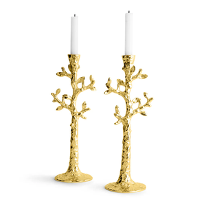 Candelero de Metal con rama de árbol dorado de lujo, candelabro de hierro artístico para el hogar, Hotel, evento, decoración de Navidad - Product Image 2
