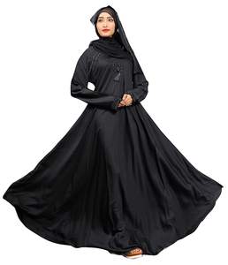 Ropa islámica con estilo impreso mujeres Abaya de talla grande transpirable hecho a medida mujeres islámicas Hijab Abaya - Product Image 5