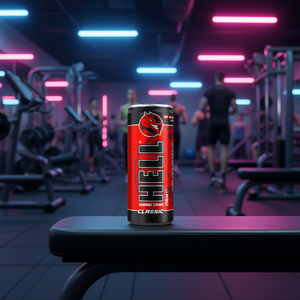 Bebida Energética HELL en Lata Roja de 250 ml con Cafeína, Paquete de 24 - Product Image 3