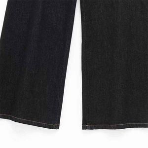 OEM Manufacturer Multi Pocket High Waist Streetwear Baggy Denim Eco-Friendly Breathable 100% Cotton <b>Women's</b> <b>Overalls</b> Cargo - Product Image 3