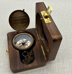 Premium QualityPersonalized <b>Compass</b>,Sundial <b>Compass</b>, Anniversary Gift, Husband Gifts, Couples Gift, Christmas Gifts - Product Image 2