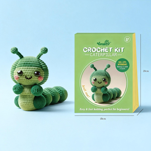 Kit per Principianti per Realizzare Bambole Animali all'Uncinetto con Filato di Cotone, Personalizzabile, con Tutorial Dettagliato - Product Image 2