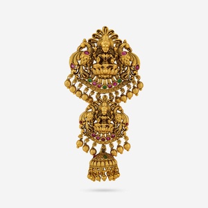 Broche à cheveux antique en cristal 189189, en laiton plaqué, motif insecte, cœur et chiffres, style mignon, pour mariage, fête ou cadeau - Product Image 1