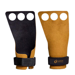 มือจับหนังสำหรับเล่นยิมนาสติกยกน้ำหนักปรับแต่งได้มีโลโก้ - Product Image 1