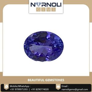 Piedra Preciosa de Tanzanita Natural Facetada Ovalada, Color Azul Violeta, Mineral Precioso para Joyería Fina Personalizada, Anillos y Colgantes, Precio al por Mayor - Product Image 2