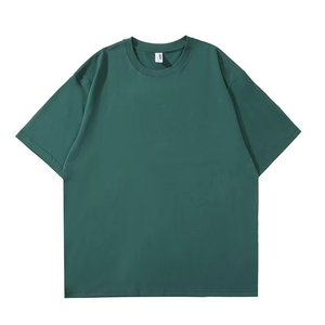 เสื้อยืดคอกลมพิมพ์ลายสำหรับผู้ชายเสื้อ100% ผ้าฝ้ายเปล่าขนาดใหญ่พิมพ์โลโก้ได้ตามต้องการ - Product Image 3