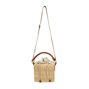 Best Selling <b>Small</b> Leather Strap Rattan Wallet for Women Vintage Style Female-Style Beach Bag National Summer Fashion - Product Image 4