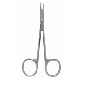 Tijeras Oftálmicas de Precisión, Rectas y Puntiagudas, de Acero Inoxidable, Instrumento Microquirúrgico de 11.5 cm de Longitud, con Certificación CE - Product Image 3