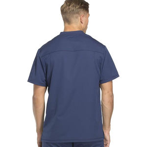 Unisex Nursing Scrub High Quality Medical <b>Sets</b> Nurse Uniform Men's Short Sleeve Training Uniform Hospital OEM Uniform Scrubs - Product Image 4