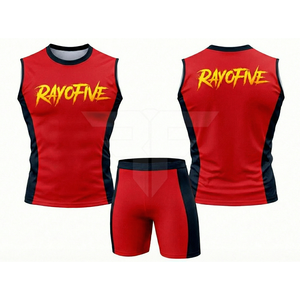 Uniforme de Atletismo con Diseño Moderno, Impresión por Transferencia de Calor, 100% Poliéster, Antibacteriano, Ligero y Transpirable, Venta al Por Mayor - Product Image 2