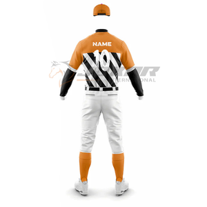 Uniformes de baseball sublimés durables avec maillot et pantalon en tissu léger respirant à séchage rapide idéal pour la vente - Product Image 3