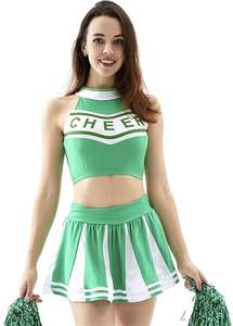 Nouveauté tendance : Shorts d'uniformes de cheerleading pour adultes avec strass, service d'impression par transfert thermique personnalisé OEM, 100 % polyester - Product Image 4