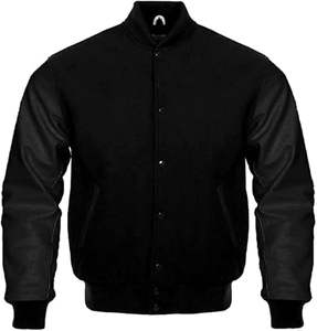 Chaqueta de béisbol de mezcla de algodón personalizada Original Varsity Letterman Style Calefacción Característica Logo Estilo casual a prueba de viento - Product Image 2