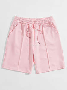 Pantalones cortos informales de cintura alta Cierre de cintura elástica Tamaño XXS Lona transpirable ecológica Características impermeables antiarrugas Sólido - Product Image 5