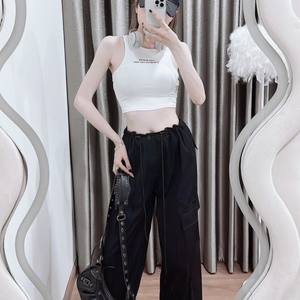 2023 été décontracté femmes long ensemble Spandex tricot facile à porter naturel lavable emballage personnalisé par le fabricant du Vietnam - Product Image 1