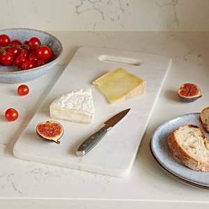 Petite planche à découper en marbre pour cuisines compactes surface de coupe pratique pour légumes fromage fruits desserts - Product Image 1