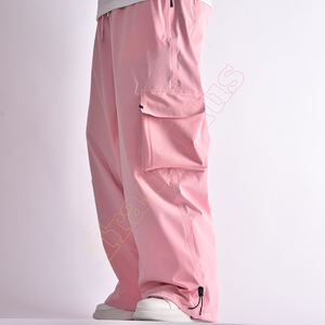 Pantalones de Nieve Rosa de Moda 2025 con Cintura Ajustable con Cordón, Bolsillos Tipo Cargo, Ventilación con Cremalleras, Polainas Internas para Botas, Opción de Logotipo Personalizado - Product Image 4