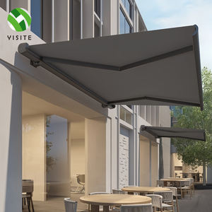 Auvents latéraux rétractables automatiques modernes <span class=keywords><strong>pour</strong></span> extérieur, porte à enroulement en alliage d'aluminium, format électrique, fenêtres de toit, simples - Product Image 3