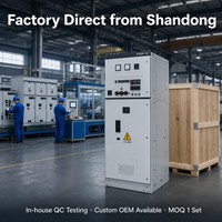 Armoire de distribution moyenne tension 24 kV 630 A, unité de commutation annulaire (RMU) HXGN-12, appareillage métallique encastré IP65
